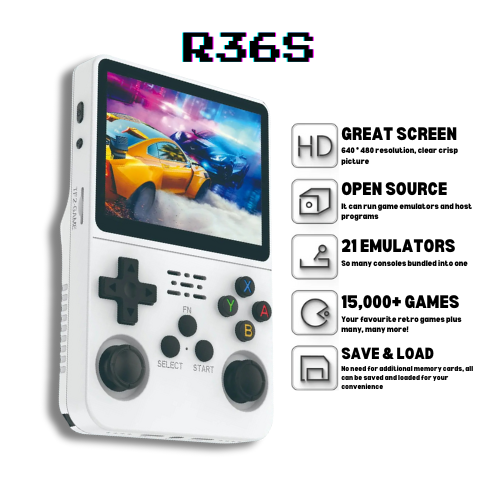 R36S Retro Handheld Game Console
