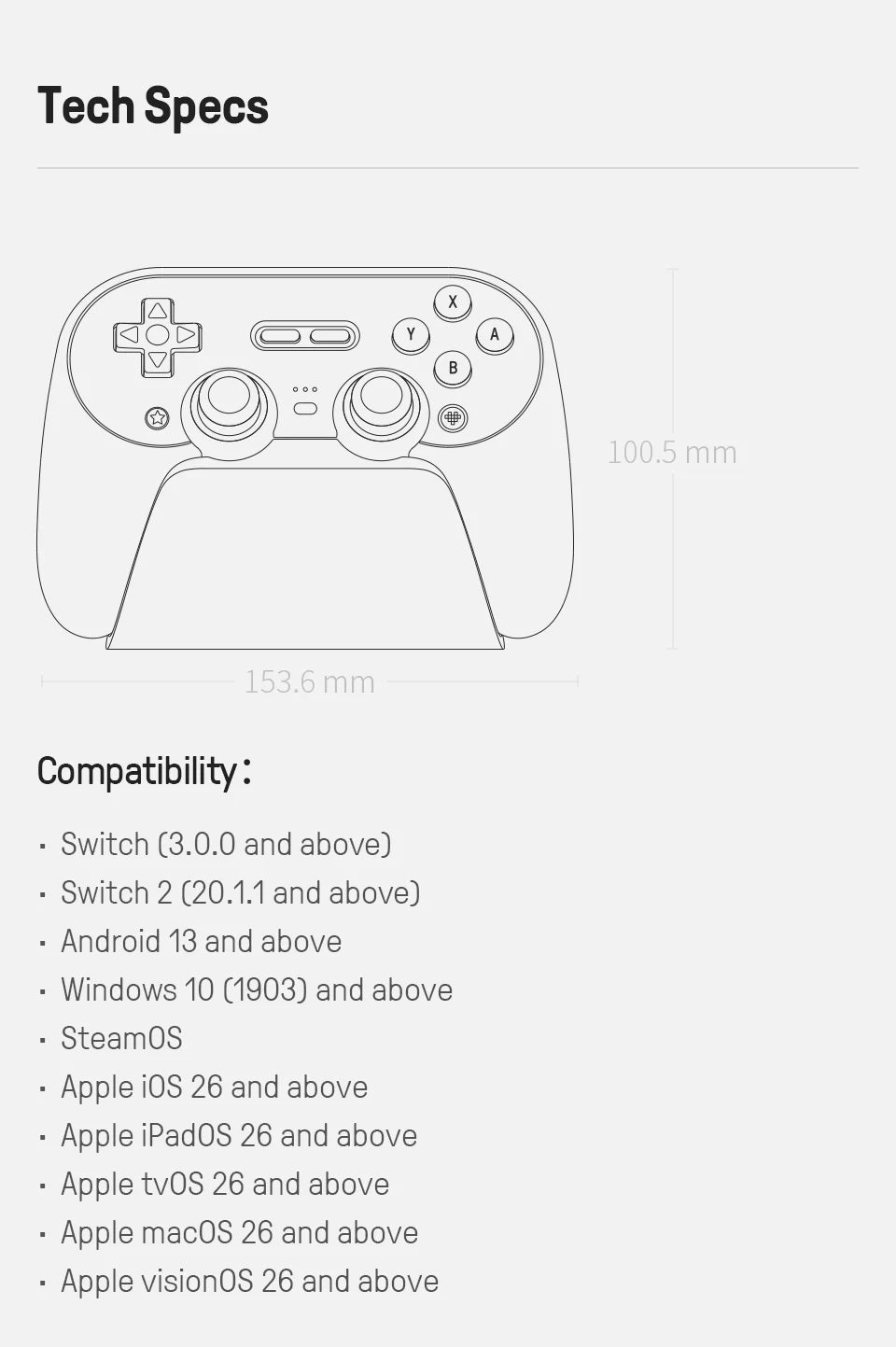 8BitDo Pro 3 Wireless Controller
