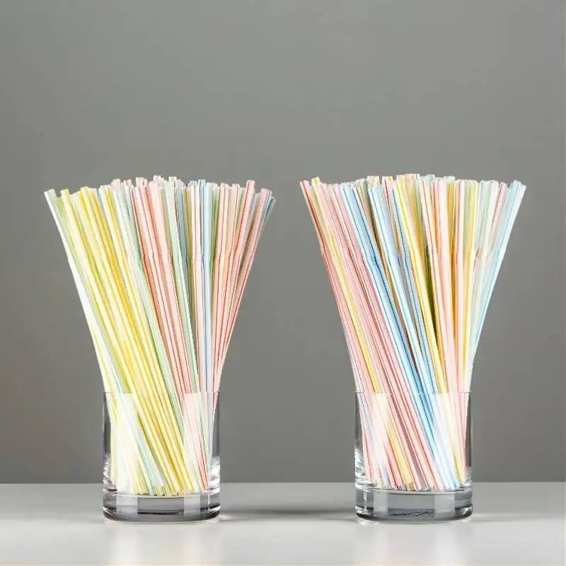 50-3000Pcs Plastic Drinking Straws