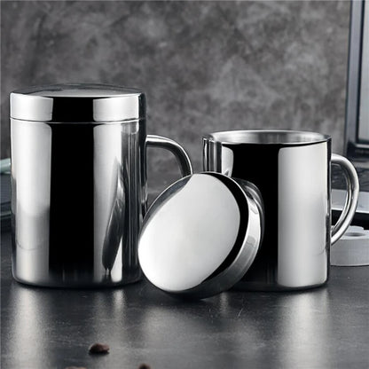 Double Wall Stainless Steel Coffee Mug