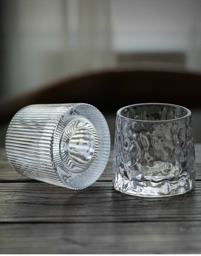 Crystal Whiskey Spinner Glass -