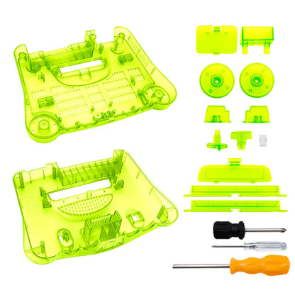 Replacement Plastic Shell Translucent Case for Nintendo 64