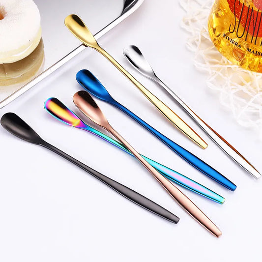 Stainless Steel Long Handle Stirring Spoon -