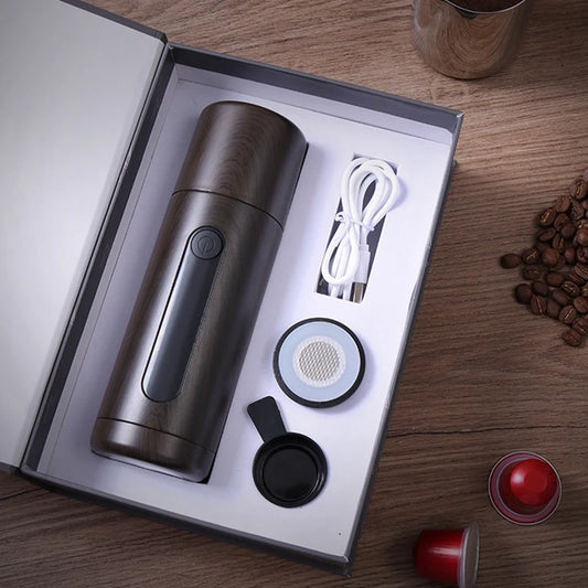 Portable Espresso Machine (Compatible with Nespresso pods AND Ground Coffee)