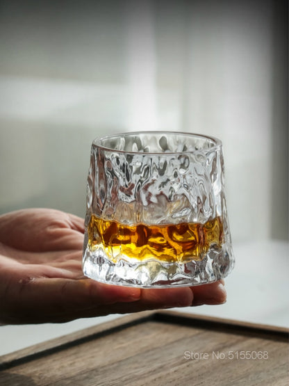 Crystal Whiskey Spinner Glass -