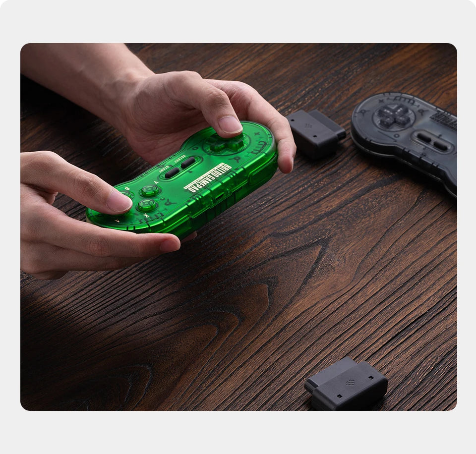 8BitDo SN30 2.4G Wireless Gamepad for Original SNES/SFC (Jade Green)