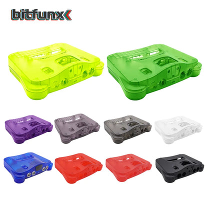 Replacement Plastic Shell Translucent Case for Nintendo 64