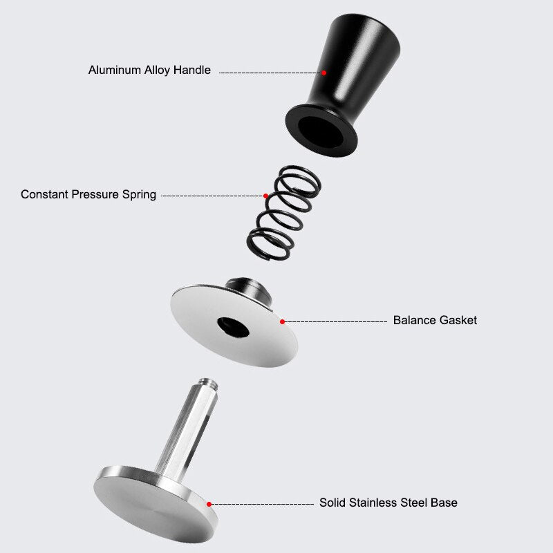 Spring Loaded Stainless Steel Tamper -