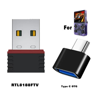 R36S USB WiFi + Type-C OTG Adapter Kit
