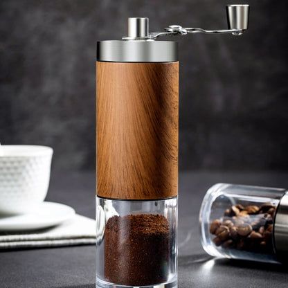 Wood Grain Manual Coffee Grinder -